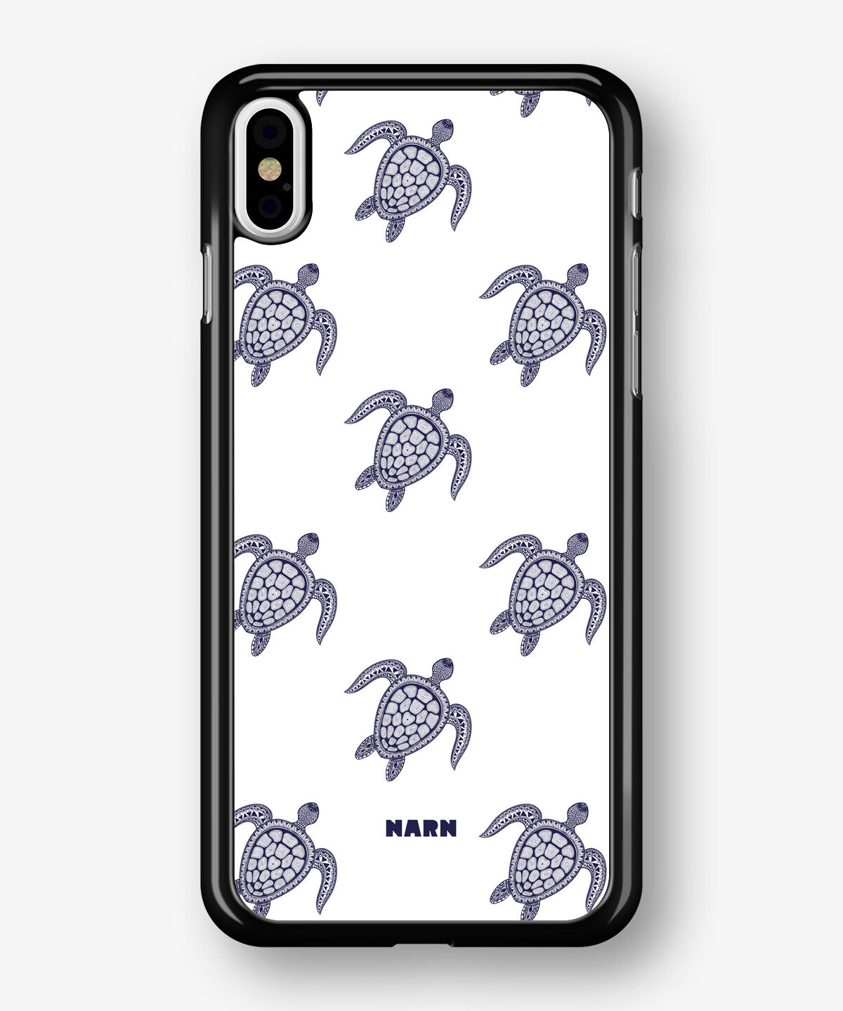 iPhone Xs Max Hard Case – Blue Turtles - View 1