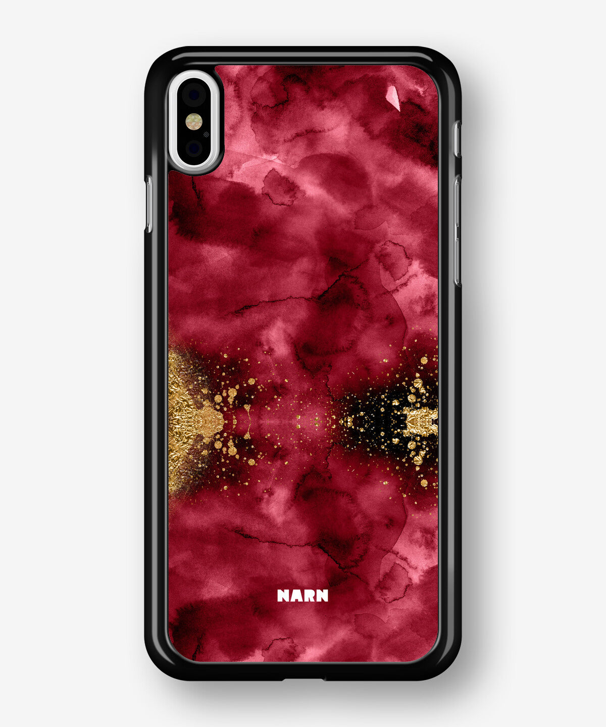iPhone Xs Max Hard Case – Burgendy Shimmer - View 1