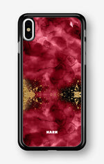 iPhone Xs Max Hard Case – Burgendy Shimmer - View 1