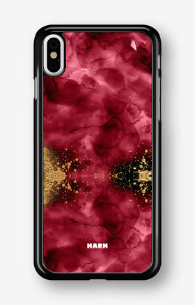 iPhone Xs Max Hard Case – Burgendy Shimmer - View 1