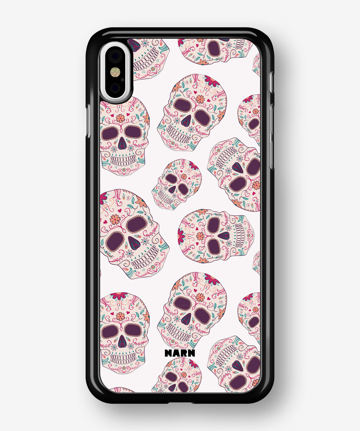 iPhone Xs Max Hard Case – Calavera Skulls - View 1