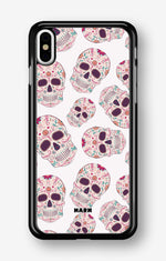 iPhone Xs Max Hard Case – Calavera Skulls - View 1