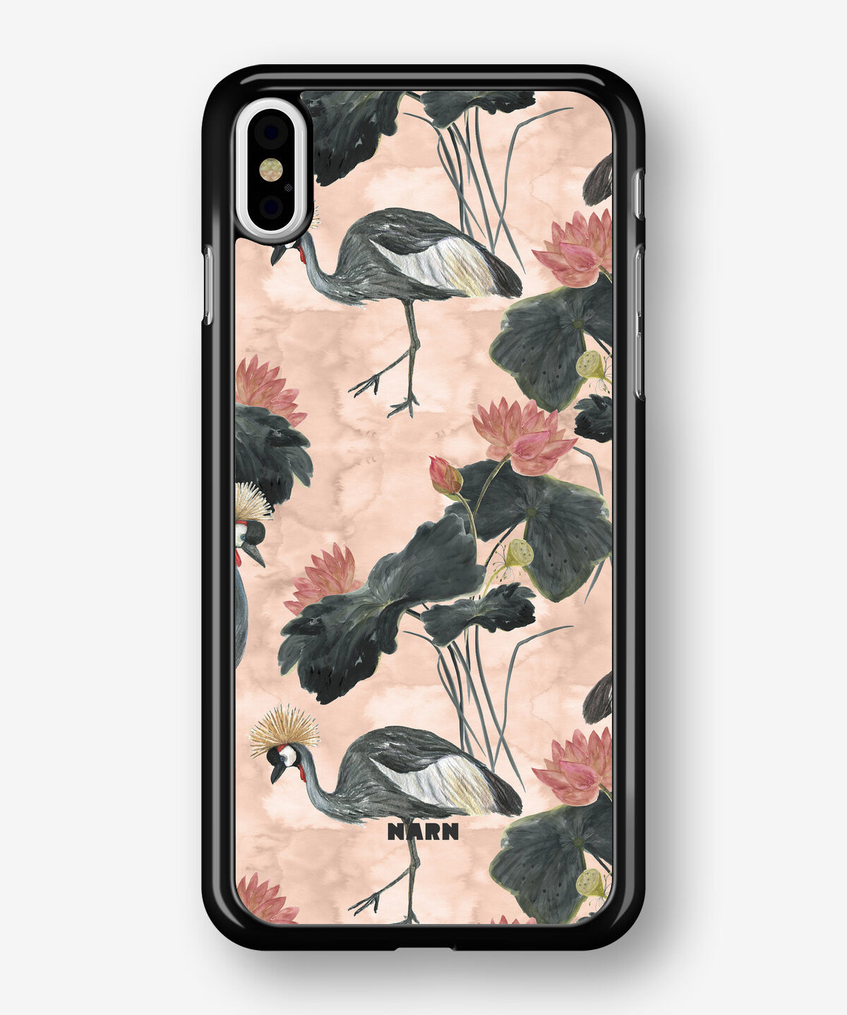 iPhone Xs Max Hard Case – Crowned Bird - View 1