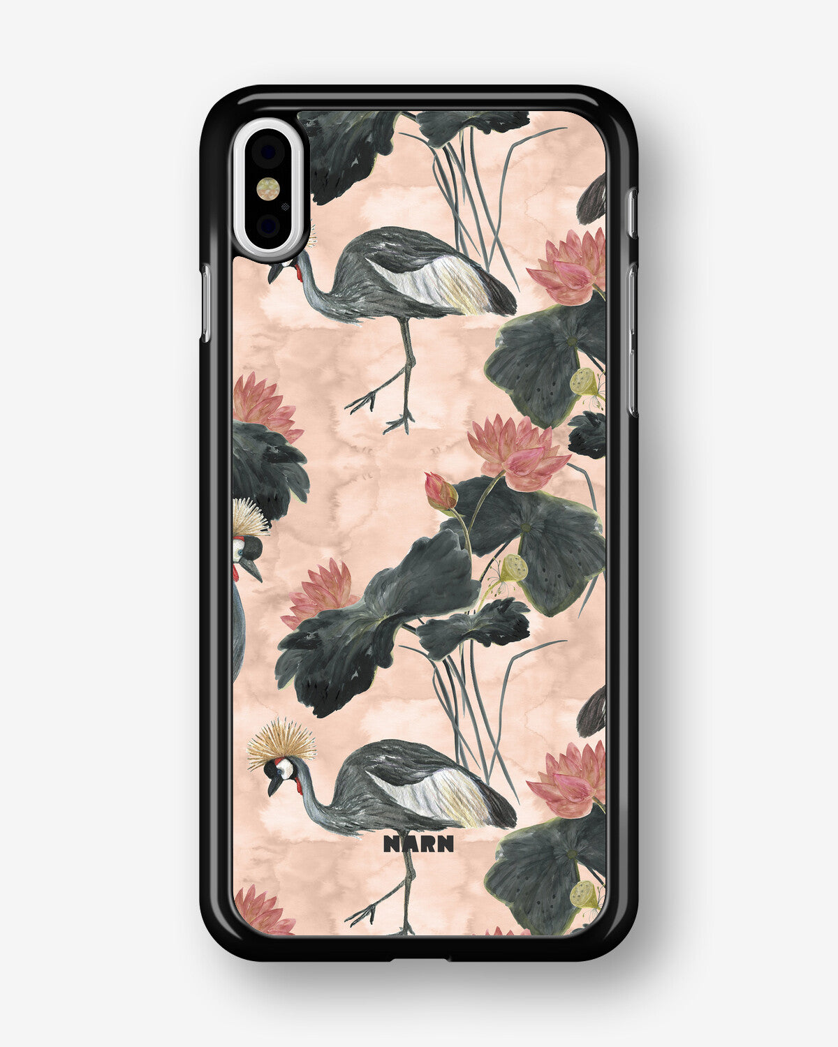 iPhone Xs Max Hard Case – Crowned Bird - View 1
