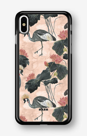iPhone Xs Max Hard Case – Crowned Bird - View 1