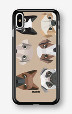 iPhone Xs Max Hard Case – Cute Dogs - View 1