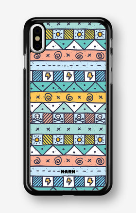iPhone Xs Max Hard Case – Cute Pattern - View 1