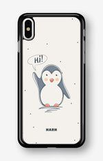 iPhone Xs Max Hard Case – Cute Penguin - View 1