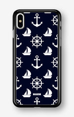 iPhone Xs Max Hard Case – Deep Blue Voyage - View 1