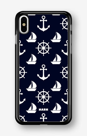 iPhone Xs Max Hard Case – Deep Blue Voyage - View 1
