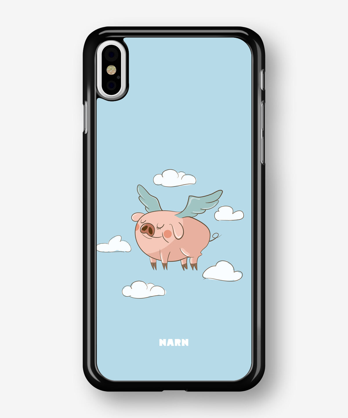 iPhone Xs Max Hard Case – Dreamy Pig - View 1