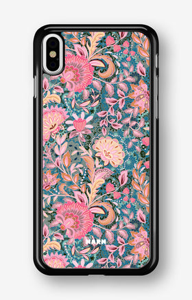 iPhone Xs Max Hard Case – Fantasy Flowers - View 1