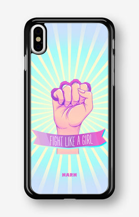 iPhone Xs Max Hard Case – Fight Like A Girl - View 1