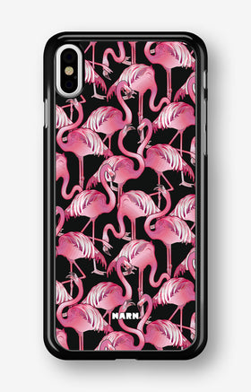 iPhone Xs Max Hard Case – Flamingos - View 1