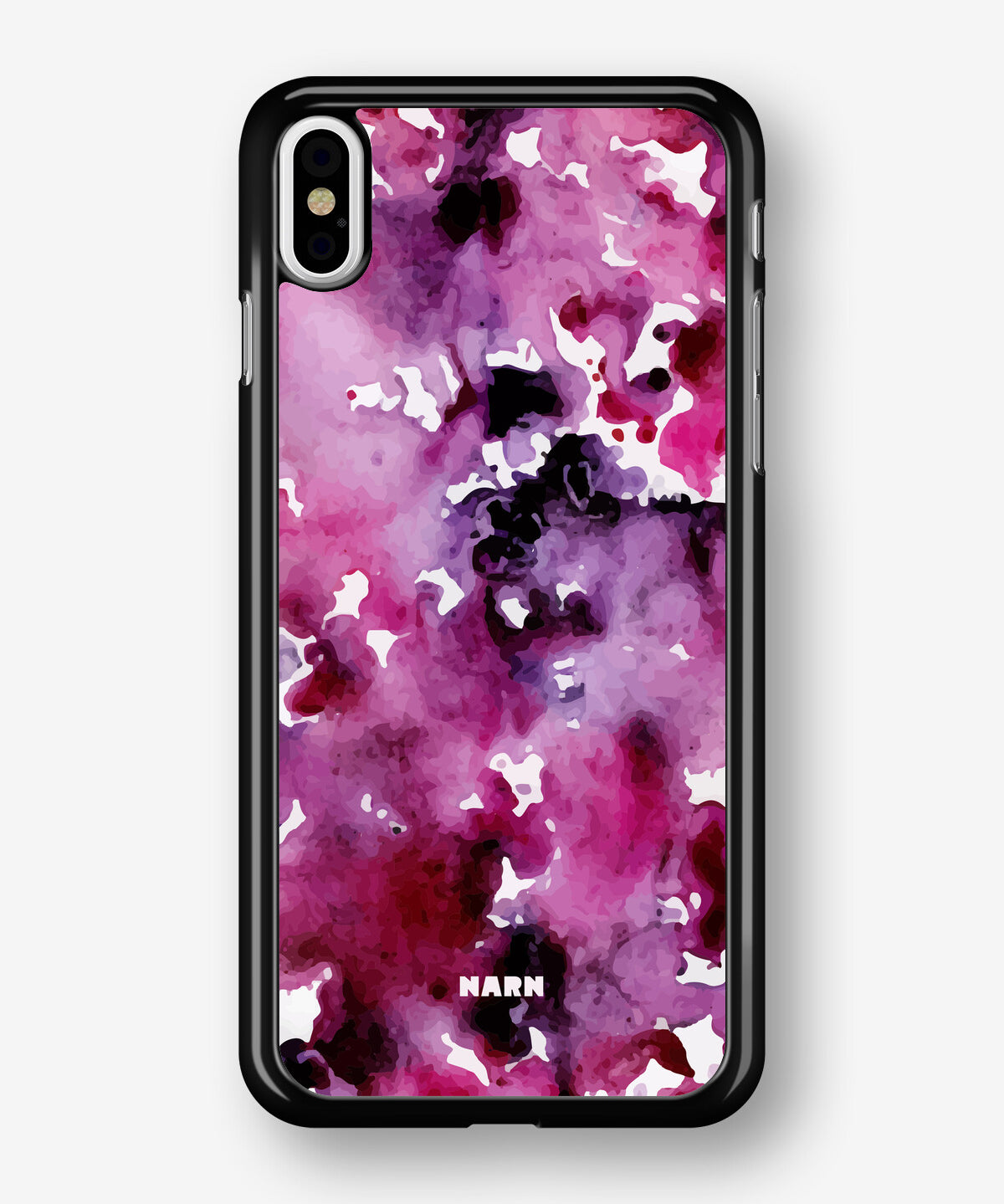 iPhone Xs Max Hard Case – Floral Splash - View 1