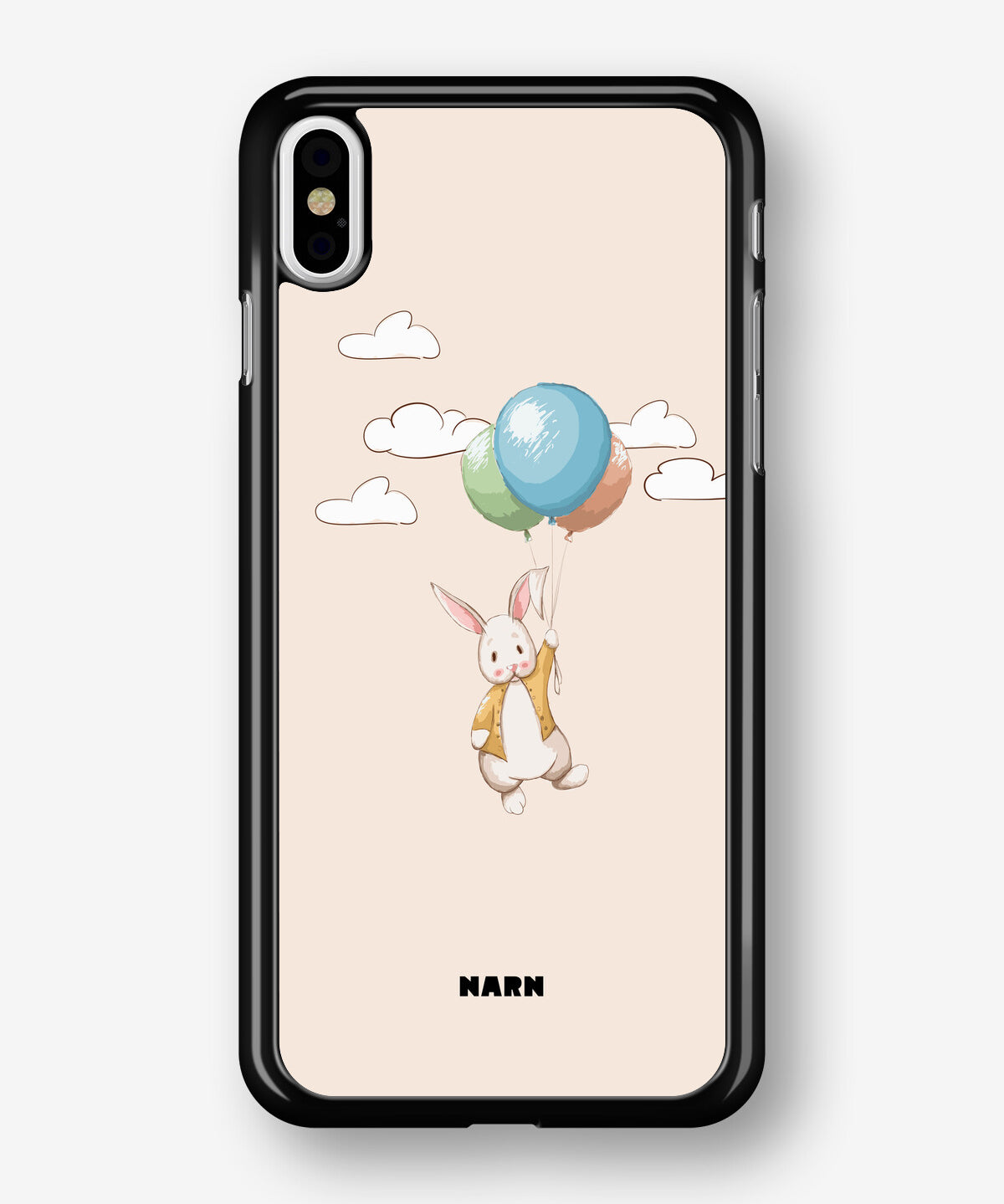 iPhone Xs Max Hard Case – Flying Rabbit - View 1
