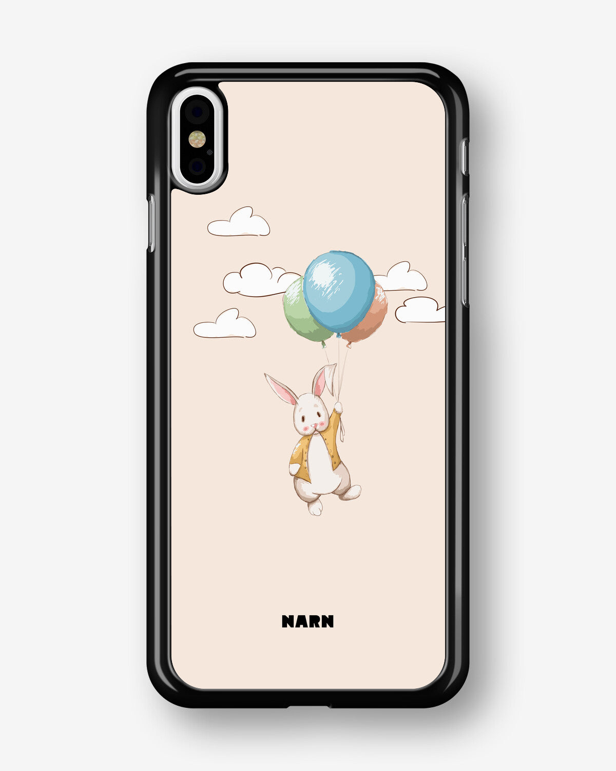 iPhone Xs Max Hard Case – Flying Rabbit - View 1