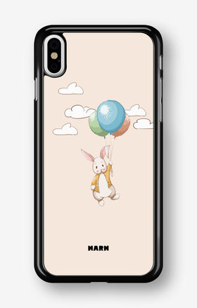 iPhone Xs Max Hard Case – Flying Rabbit - View 1