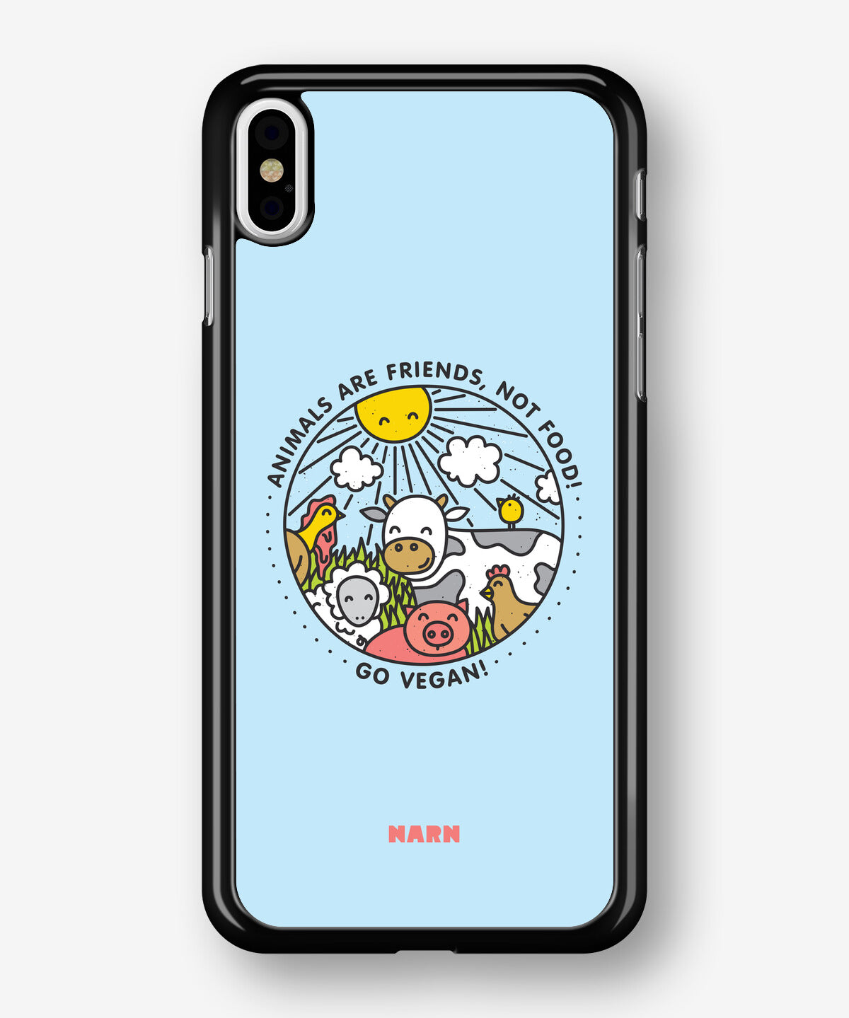 iPhone Xs Max Hard Case – Friends, Not Food - View 1