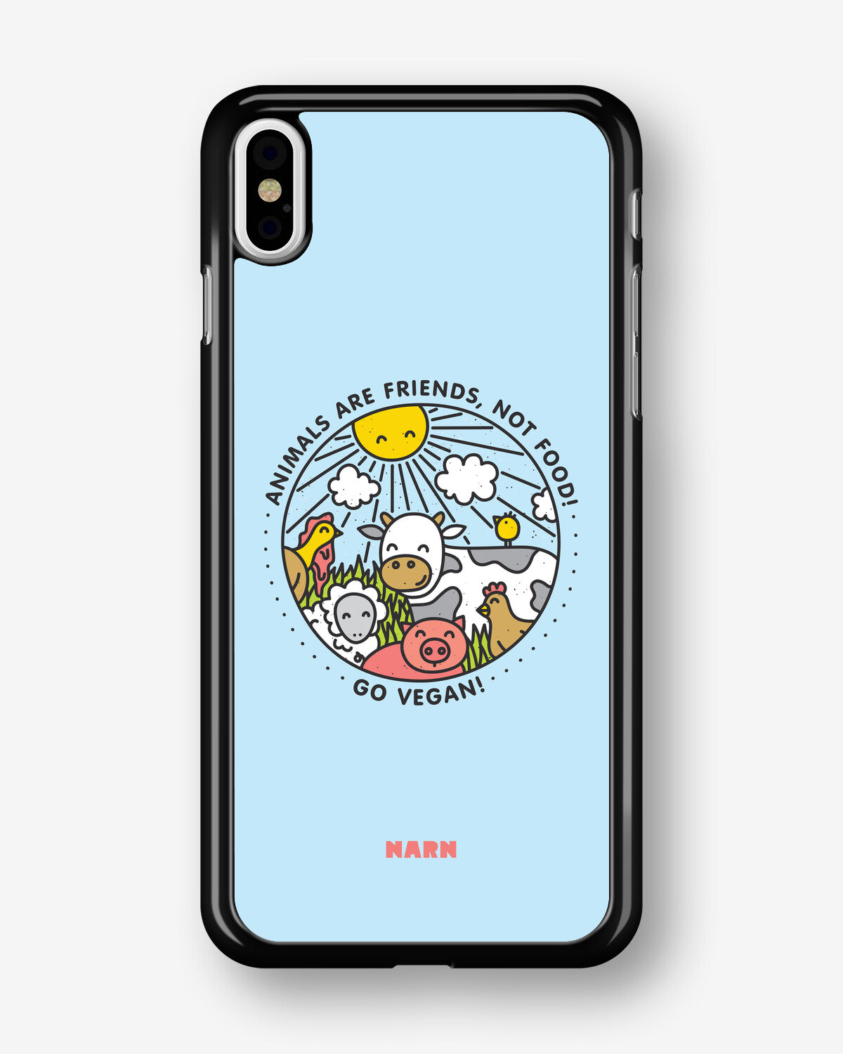 iPhone Xs Max Hard Case – Friends, Not Food - View 1