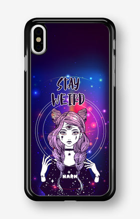 iPhone Xs Max Hard Case – Galactic Weird - View 1