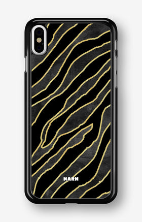 iPhone Xs Max Hard Case – Golden Zebra - View 1