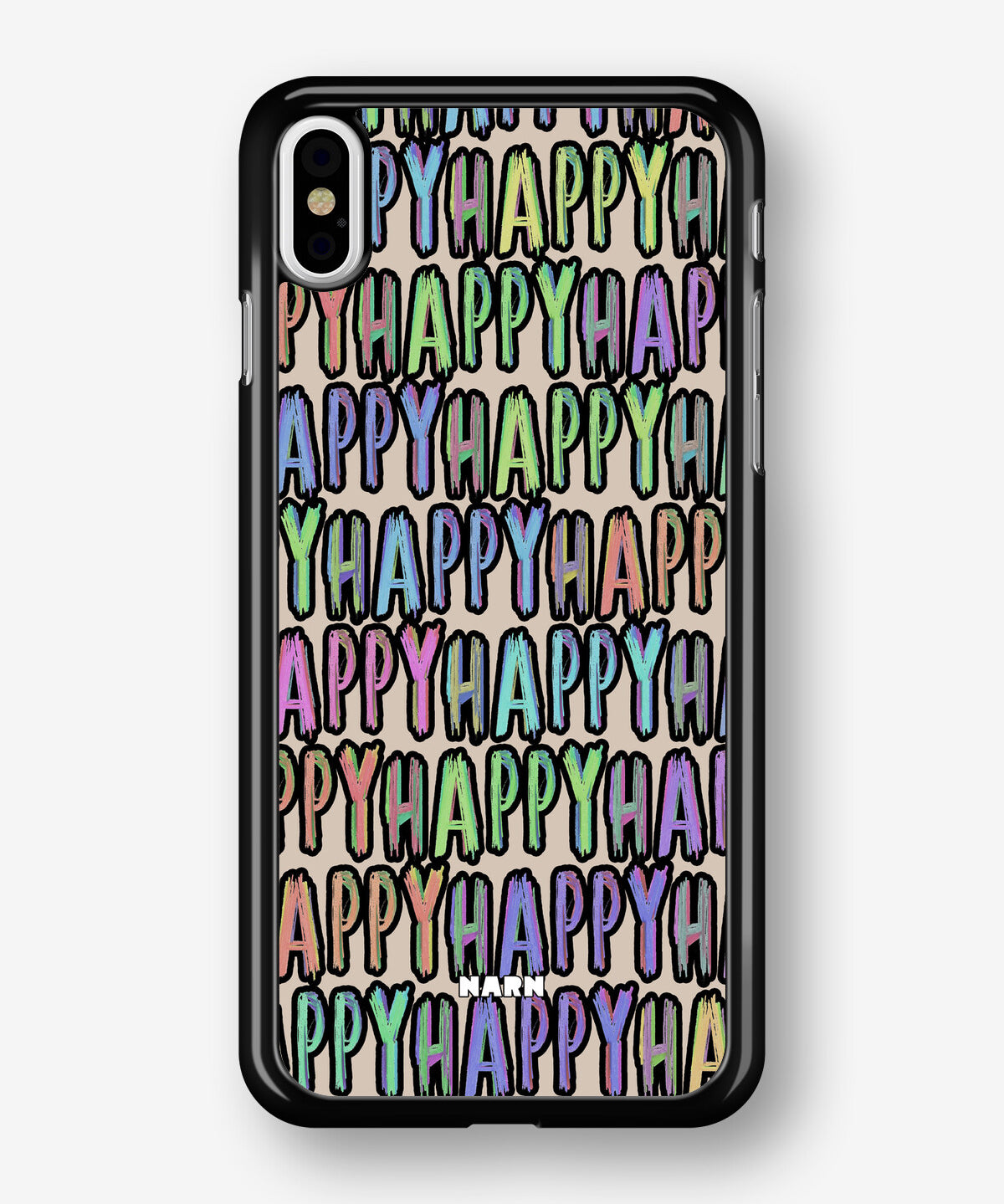 iPhone Xs Max Hard Case – Happy - View 1