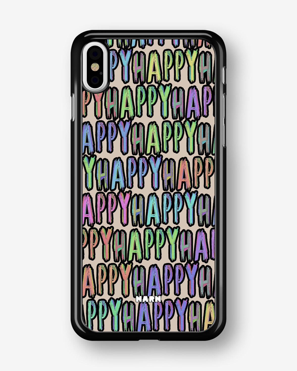 iPhone Xs Max Hard Case – Happy - View 1