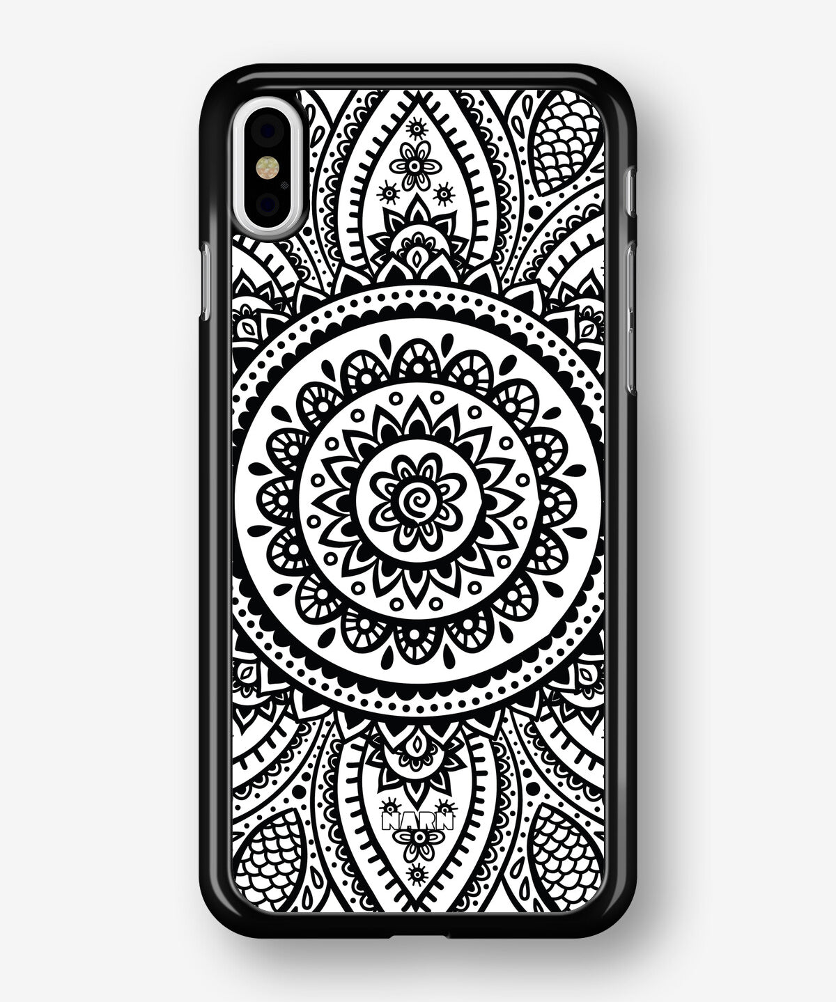 iPhone Xs Max Hard Case – Henna Mandala - View 1