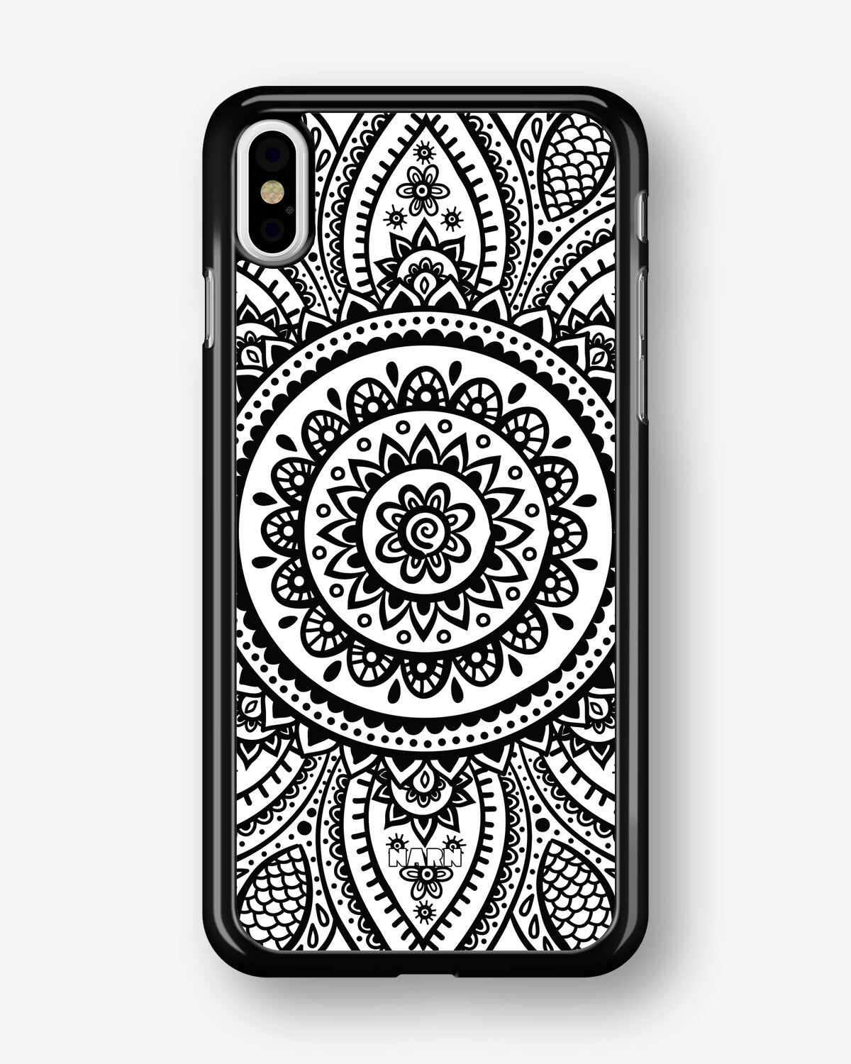 iPhone Xs Max Hard Case – Henna Mandala - View 1