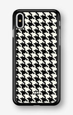 iPhone Xs Max Hard Case – Houndstooth - View 1