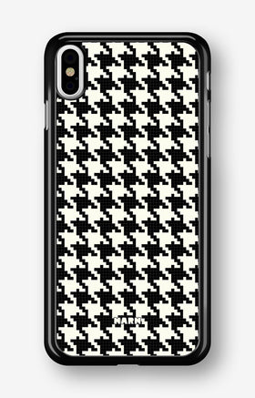 iPhone Xs Max Hard Case – Houndstooth - View 1