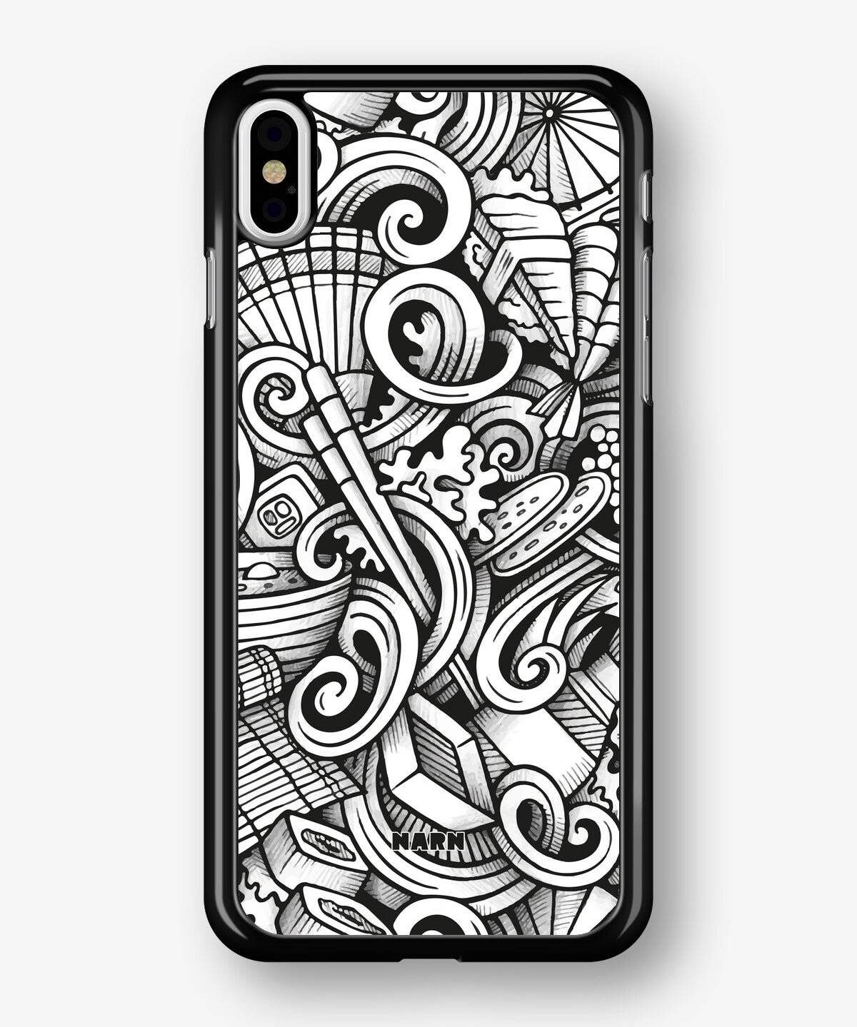 iPhone Xs Max Hard Case – Japanese Pattern - View 1