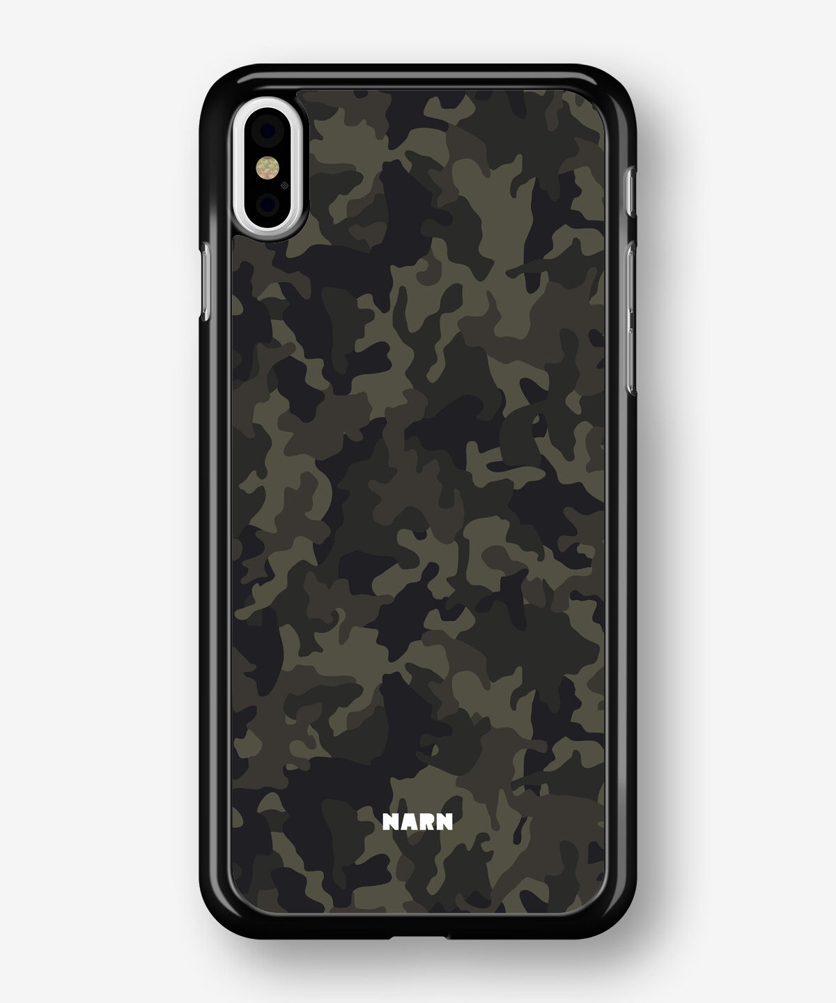 iPhone Xs Max Hard Case – Jungle Green Camo - View 1