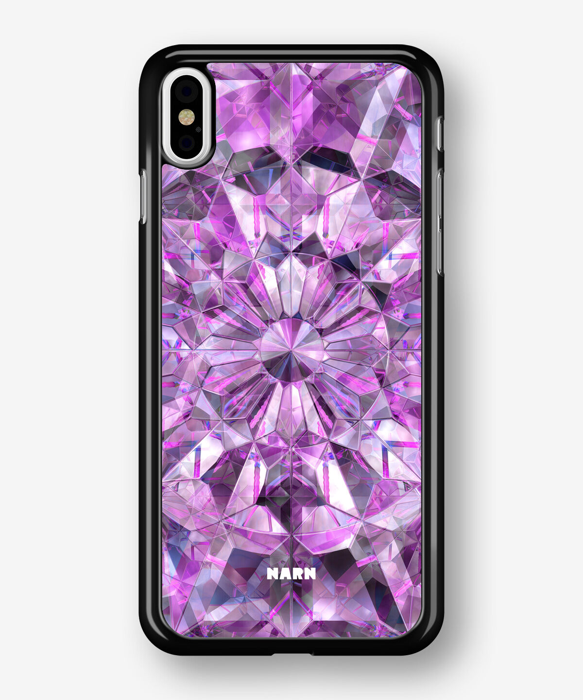 iPhone Xs Max Hard Case – Lavender Crystals - View 1