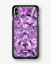 iPhone Xs Max Hard Case – Lavender Crystals - View 1
