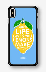 iPhone Xs Max Hard Case – Lemon Quote - View 1