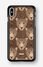 iPhone Xs Max Hard Case – Leopard Gaze - View 1