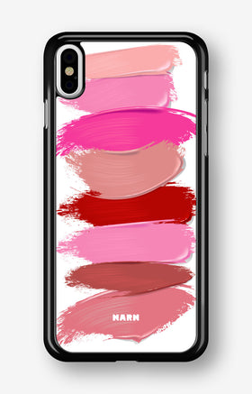 iPhone Xs Max Hard Case – Lipstick Smears - View 1