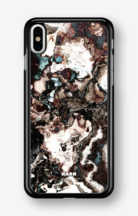 iPhone Xs Max Hard Case – Marble Brown - View 1