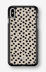 iPhone Xs Max Hard Case – Marble Dots - View 1