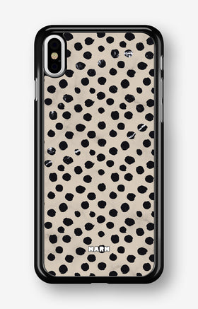 iPhone Xs Max Hard Case – Marble Dots - View 1