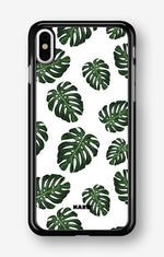 iPhone Xs Max Hard Case – Monstera Pattern - View 1