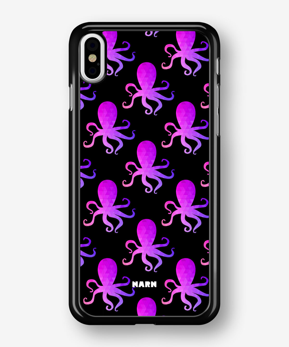 iPhone Xs Max Hard Case – Octopus Pattern - View 1