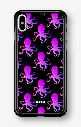 iPhone Xs Max Hard Case – Octopus Pattern - View 1