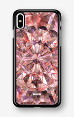 iPhone Xs Max Hard Case – Pink Crystals - View 1