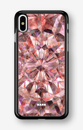 iPhone Xs Max Hard Case – Pink Crystals - View 1