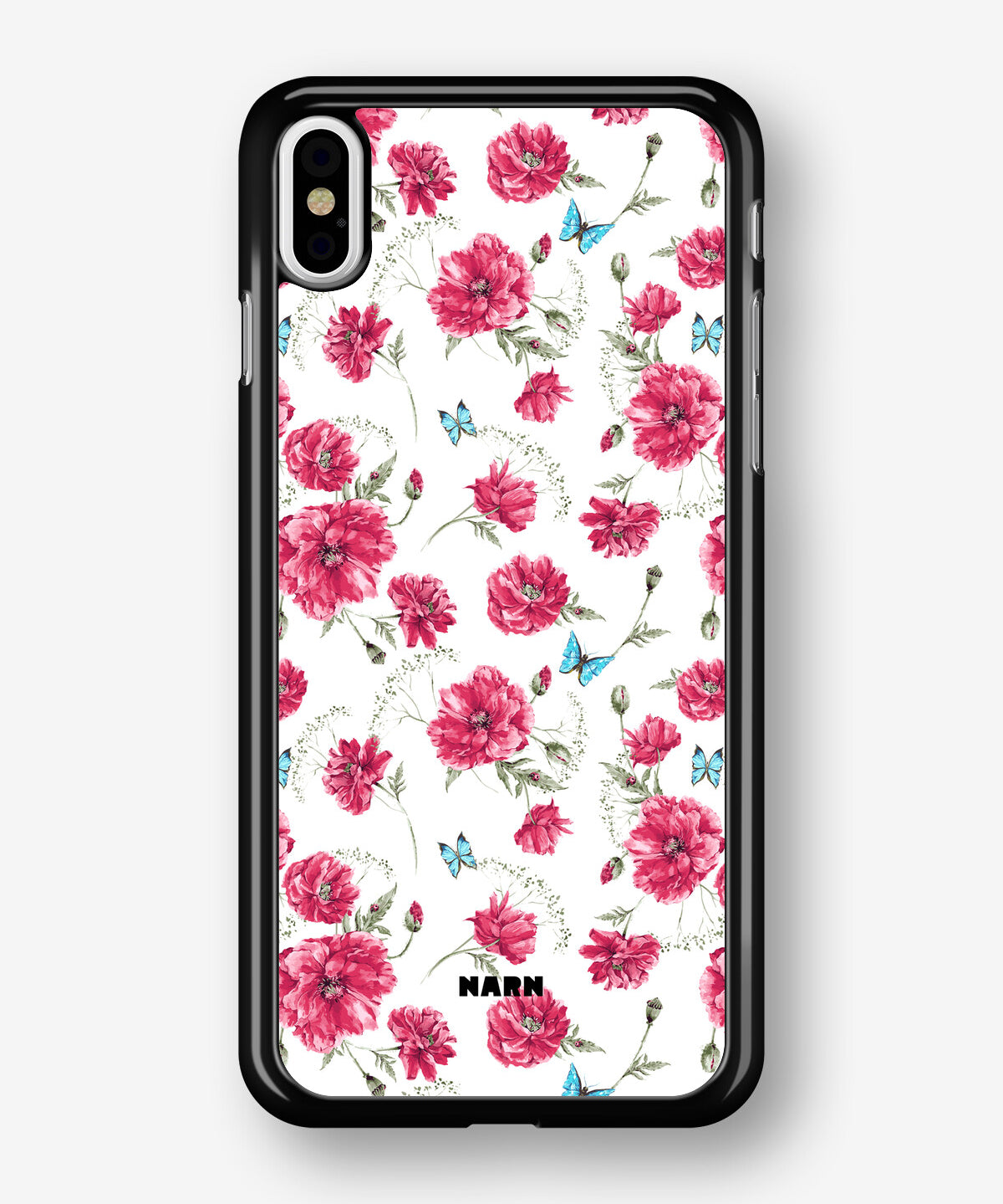 iPhone Xs Max Hard Case – Poppies in Bloom - View 1
