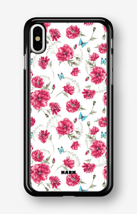 iPhone Xs Max Hard Case – Poppies in Bloom - View 1