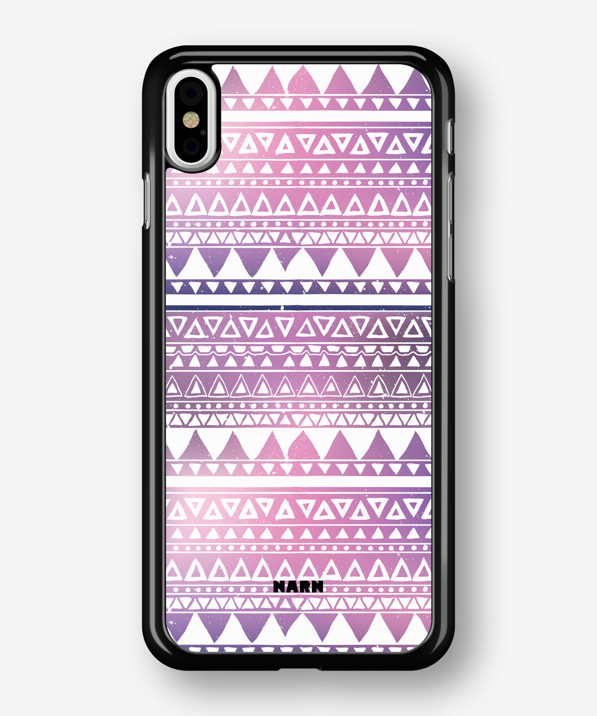 iPhone Xs Max Hard Case – Purple Aztec - View 1